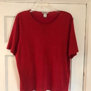 1X SHIMMERING RED Sweater top